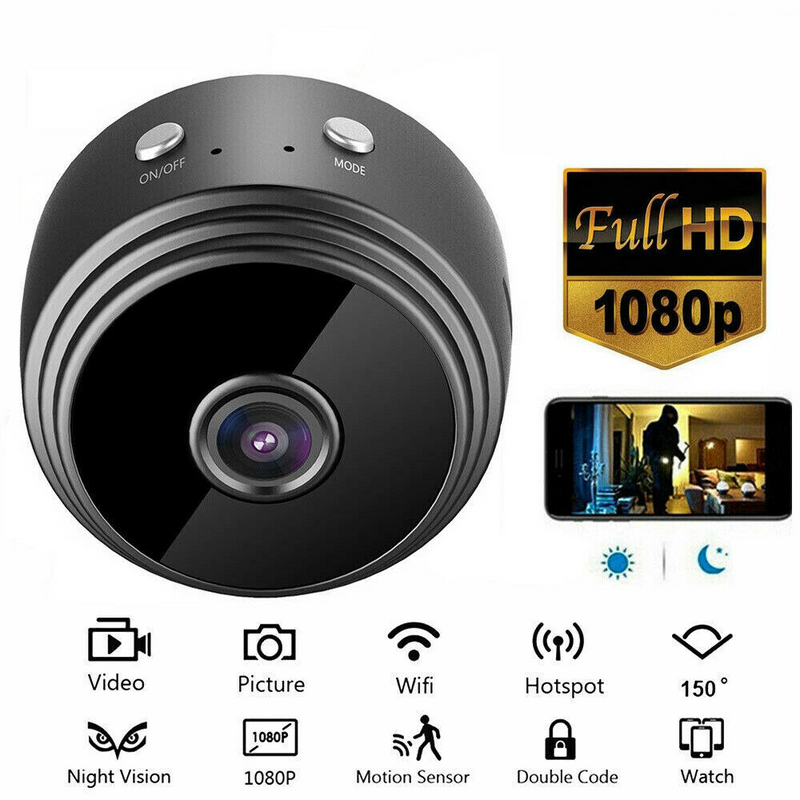 Camara Mini Espía Ip Wifi Monitoreo 24/7