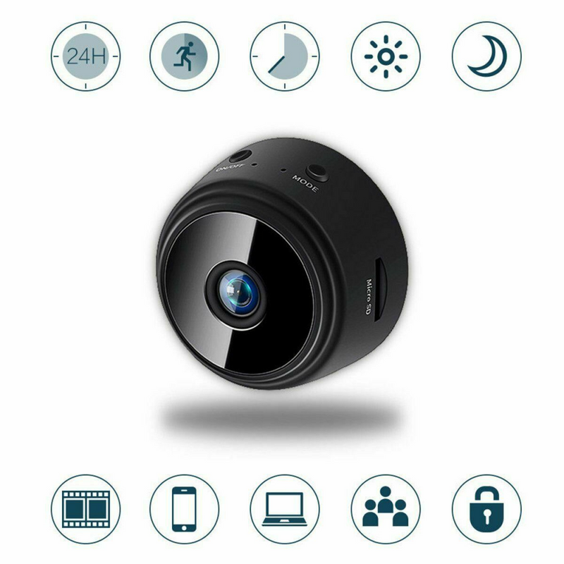 Camara Mini Espía Ip Wifi Monitoreo 24/7