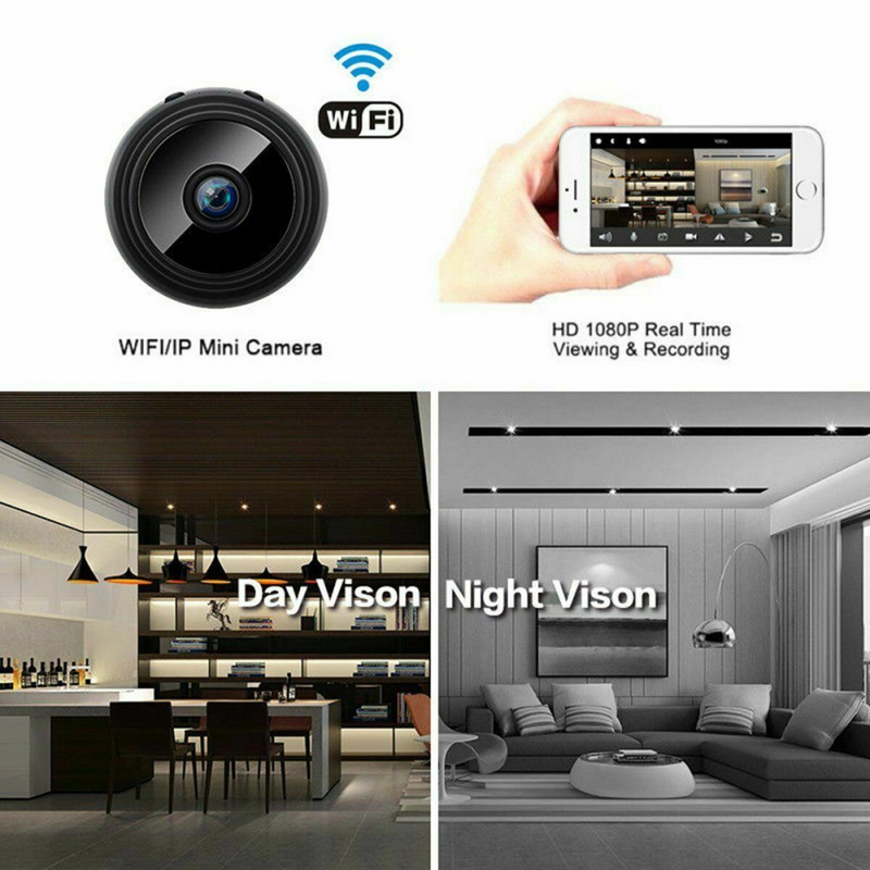 Camara Mini Espía Ip Wifi Monitoreo 24/7